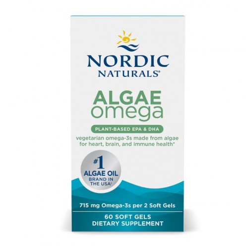 ALGAE OMEGA 715 mg OMEGA 3 от Nordic Naturals – 60 меки капсули